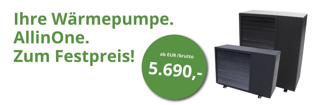 Jetzt Wärmepumpe zum Festpreis sichern